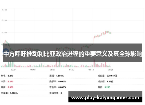 中方呼吁推动利比亚政治进程的重要意义及其全球影响